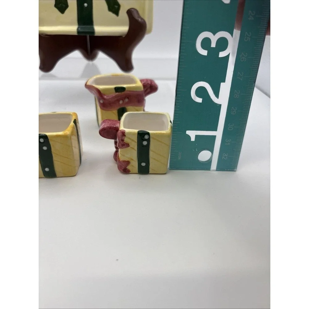 Vtg~Dolgencorp Christmas Holiday Style Tea Set~6 pcs